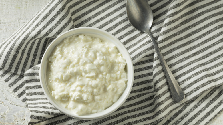 Homemade Low Fat Cottage Cheese Ready to Eat
