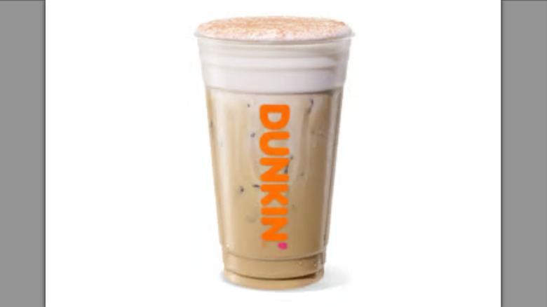 Dunkin' Tiramisu Cloud Latte product image on a white background.