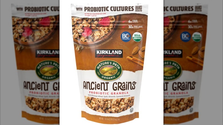 Kirkland Signature Organic Ancient Grain Granola bag