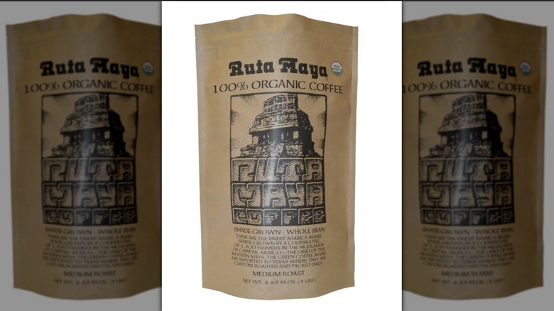 Ruta Maya Organic Medium Roast Whole Bean Coffee bag