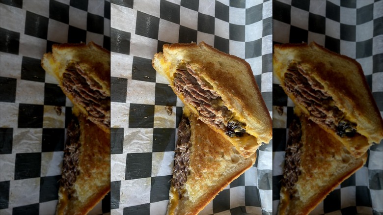 Barrel House BBQ's "cheese sandwitch on crack"