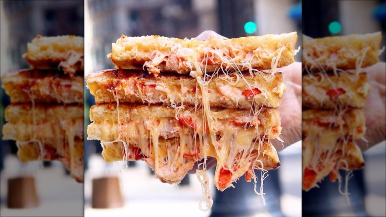 Gayle V's Best Ever "The Sebastian," a grilled cheese sandwich