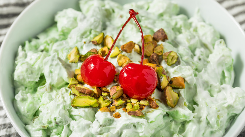 A bowl of Watergate salad