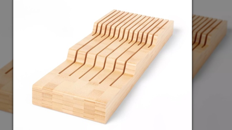 Brightroom Natural In-Drawer Knife Organizer