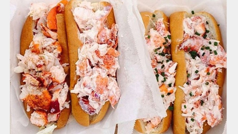 Bite into Maine lobster rolls wrapped in butcher paper
