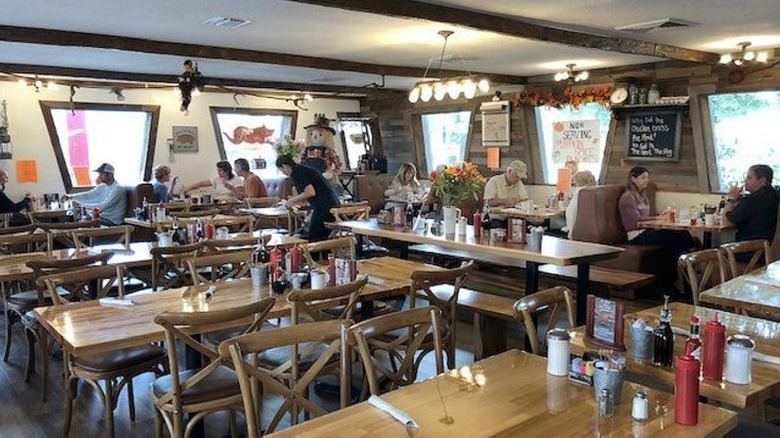 Interior of The Hen and the Hog restaurant, Pompano Beach, Florida
