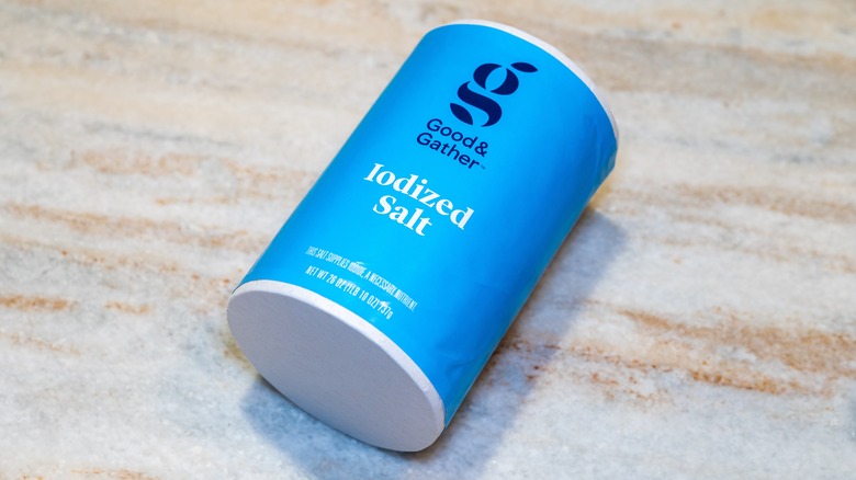 Iodized table salt