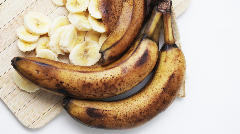 Overly ripe bananas