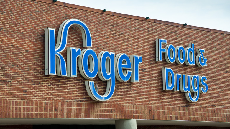 Exterior of a Kroger, day