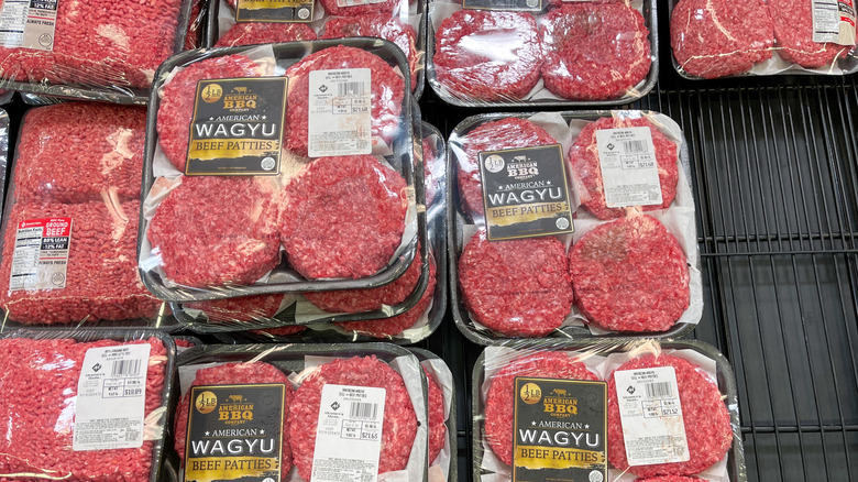 Meat being sold at Sam's Club
