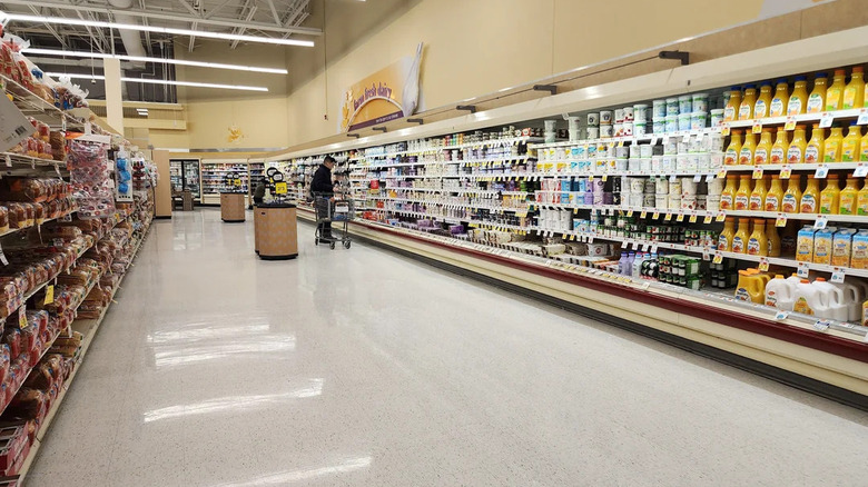 Interior of a Stop & Shop grocery store