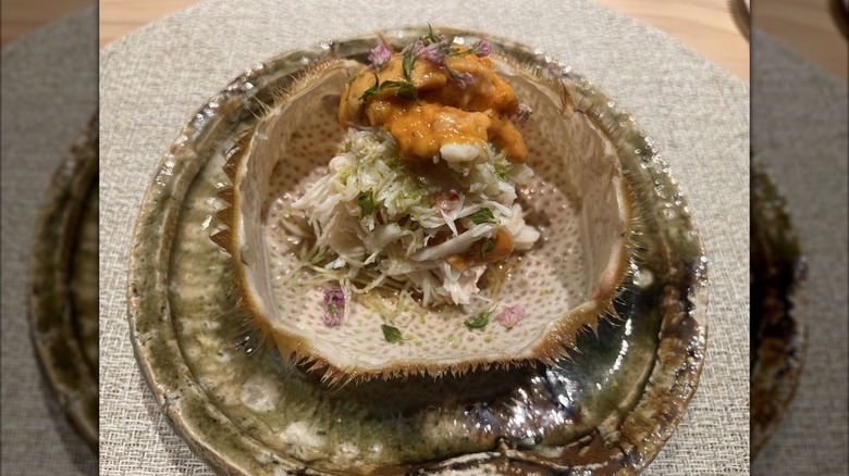 Seafood dish at Joji in New York City