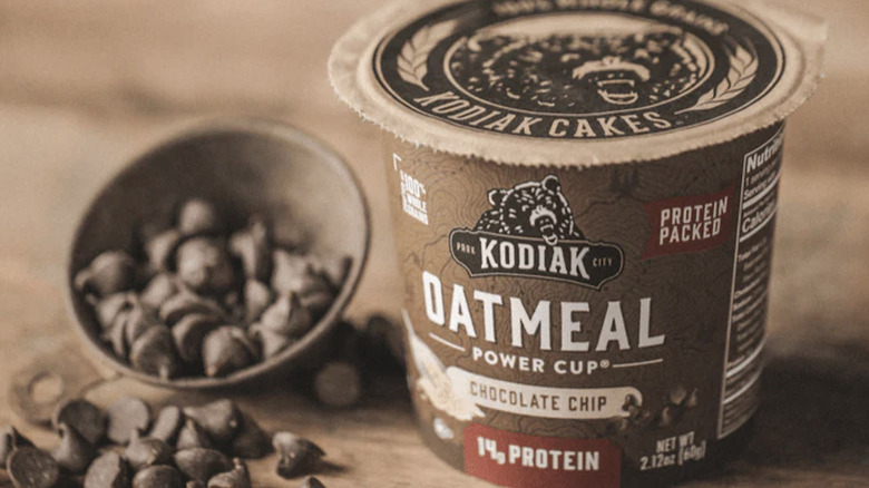 Kodiak Chocolate Chip Oatmeal container