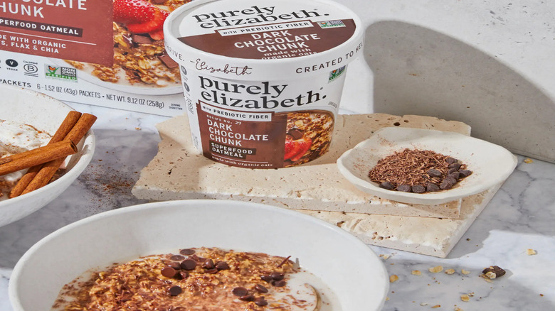 Purely Elizabeth Dark Chocolate Chunk and Classic Cinnamon boxes