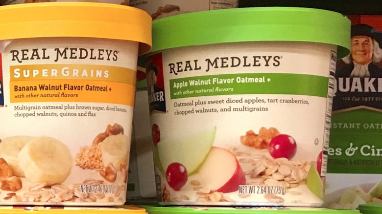 Quaker Real Medleys Apple Walnut container