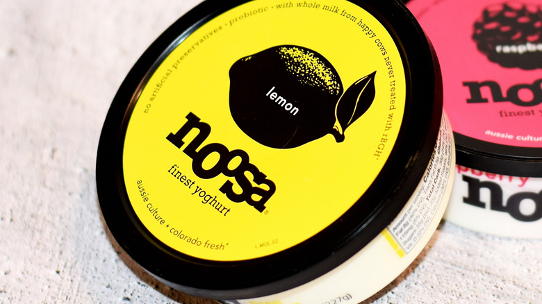 Noosa Lemon Yogurt container