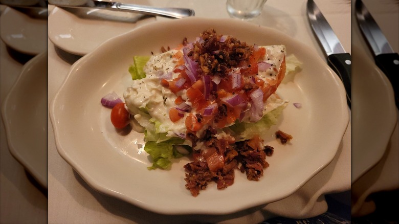 Salad with Mayfair dressing