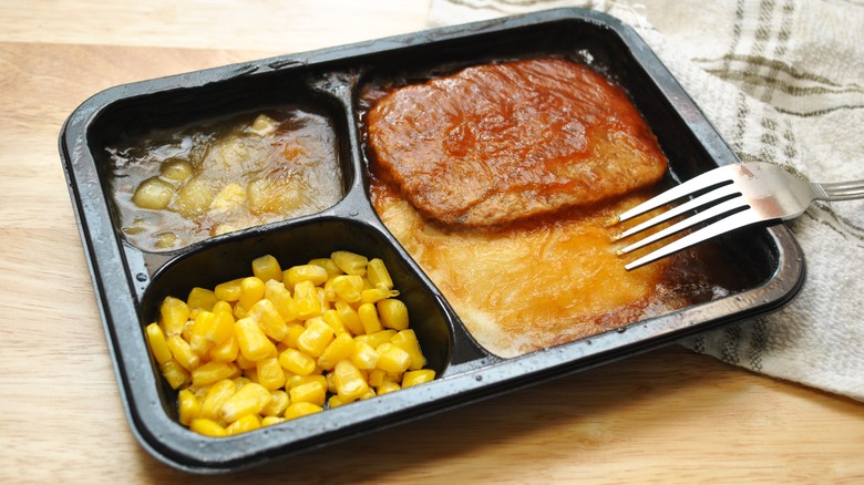Microwaveable TV Dinner Meal