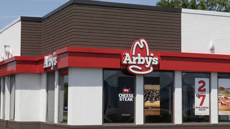 Exterior of an Arby's restaurant