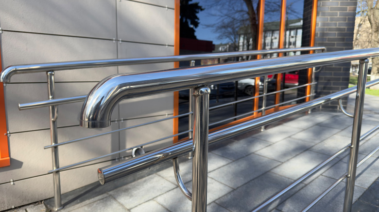 People with disabilities wheelchair ramp