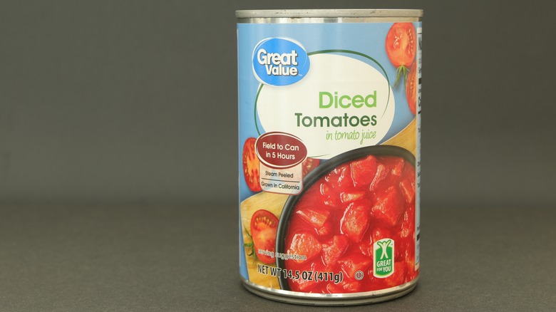 Great Value canned tomatoes