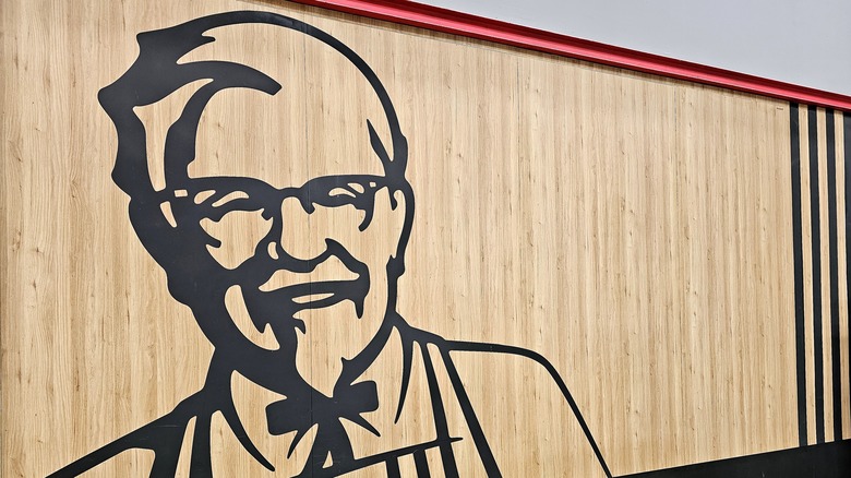 A Colonel Sanders outline