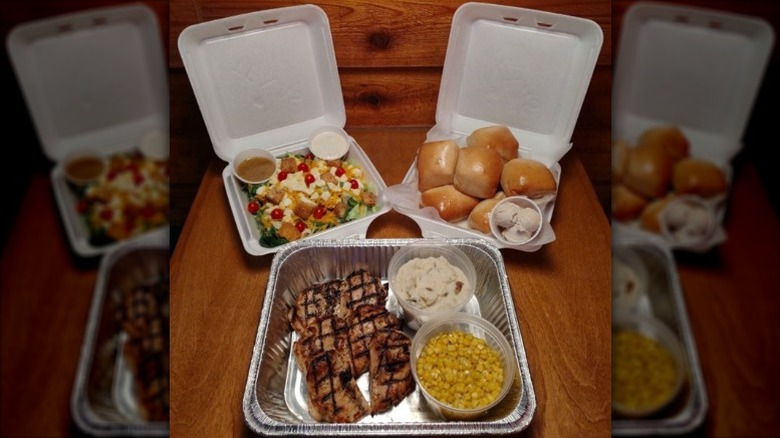 One of the family packs from Texas Roadhouse