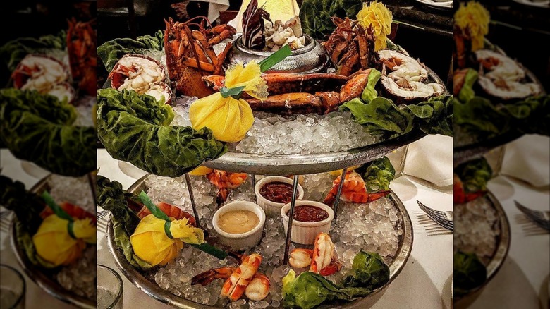 Grand Plateau seafood platter at The Capital Grille