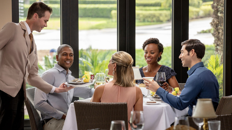 People eating at the The Capital Grille
