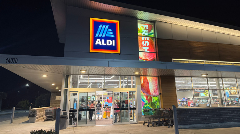 Aldi at night