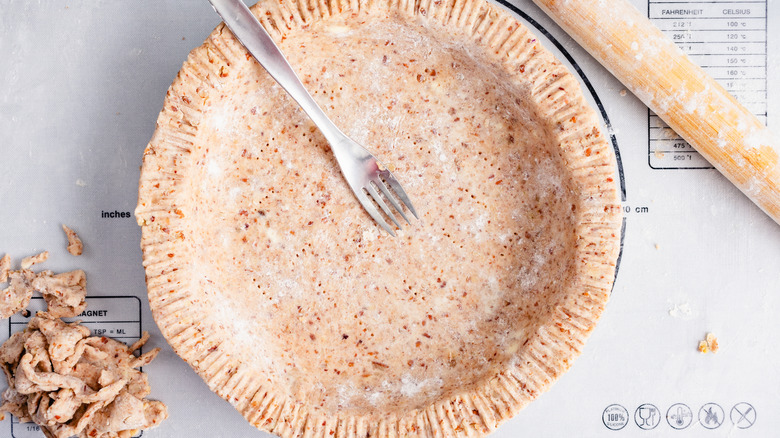 unbaked pecan cookie pie crust