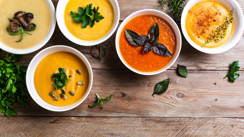 Different soups
