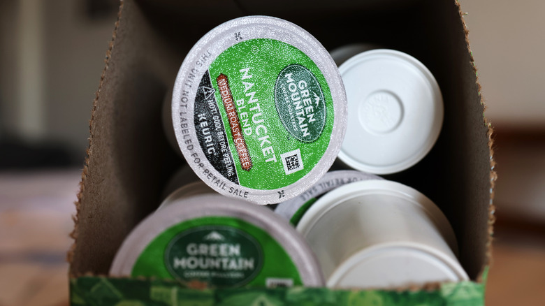 K-Cups in box