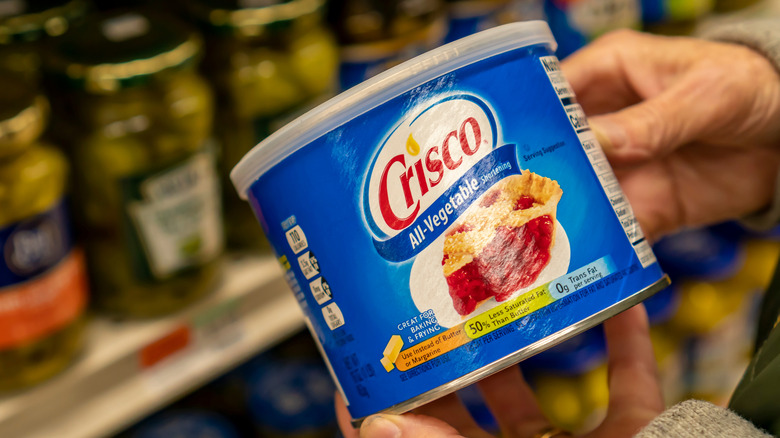 Crisco shortening packet