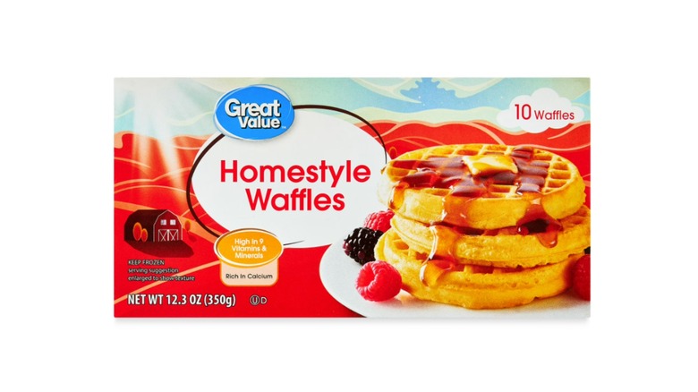 Great Value Frozen Homestyle Waffles
