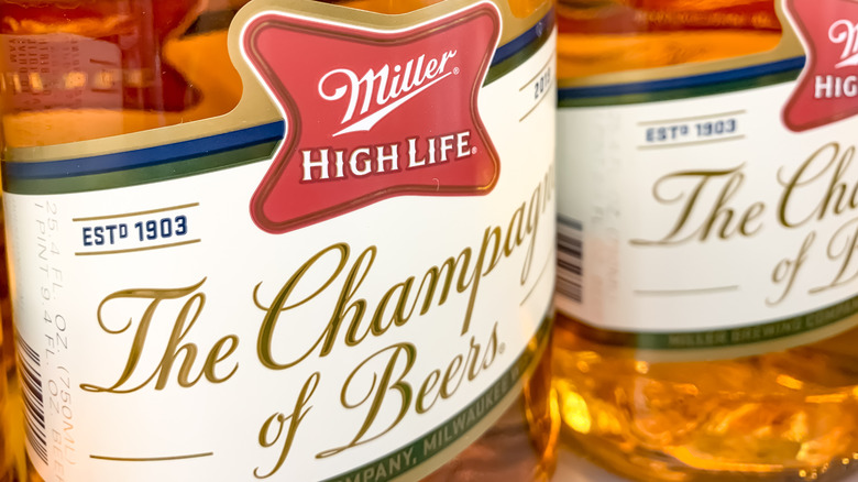 Miller High Life label