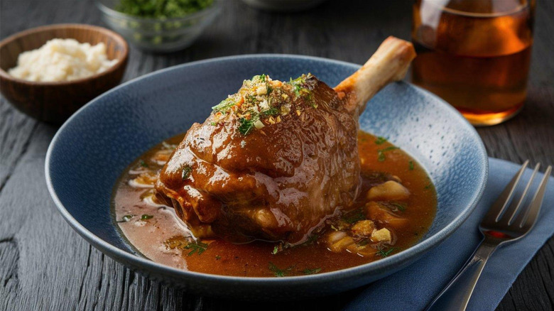 Ossobuco Milanese in a bowl
