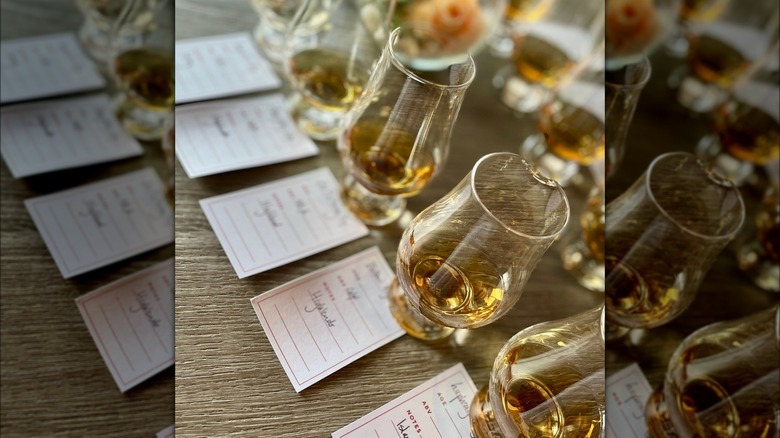 Whiskey tasting notes