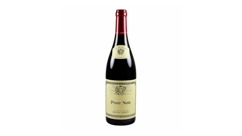 The Louis Jadot Pinot Noir from Burgundy, France, on a white background