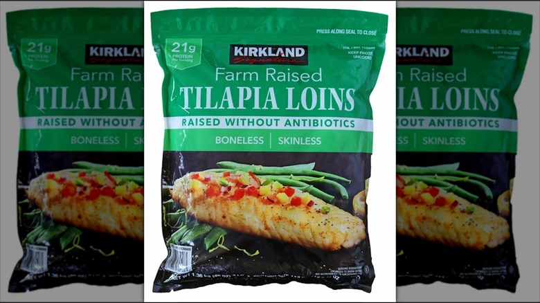 Farm Raised Tilapia Loin package
