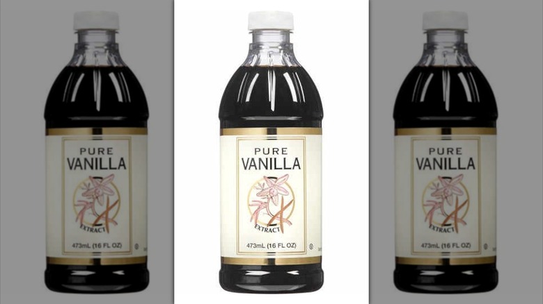 Pure Vanilla Extract bottle with simple label
