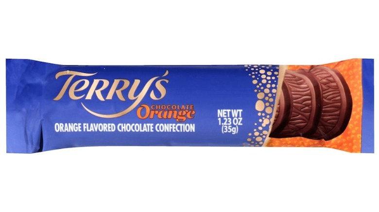 Terry's Chocolate Orange bar on a white background.