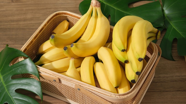 Basket of bananas