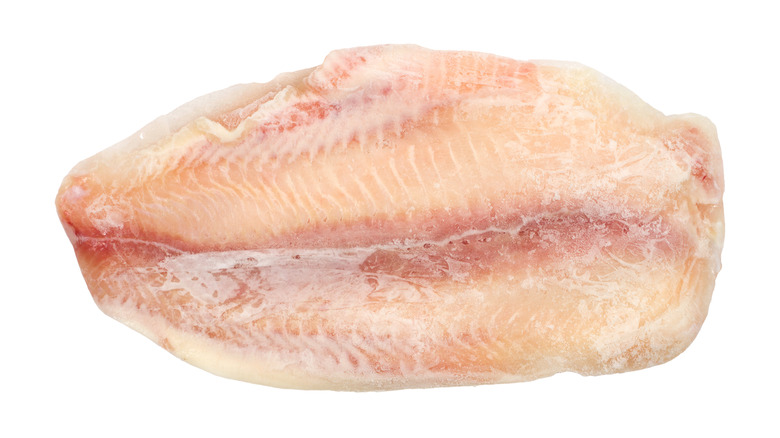 Frozen panga filet