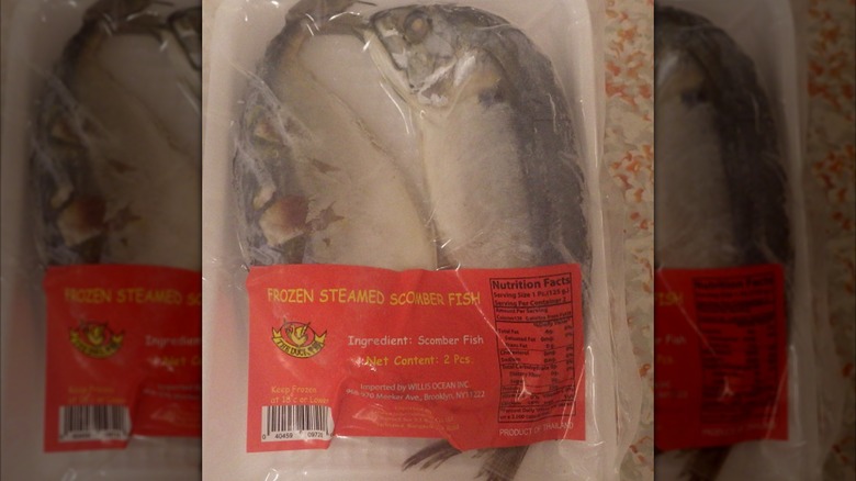 The Duck frozen steamed scomber fish