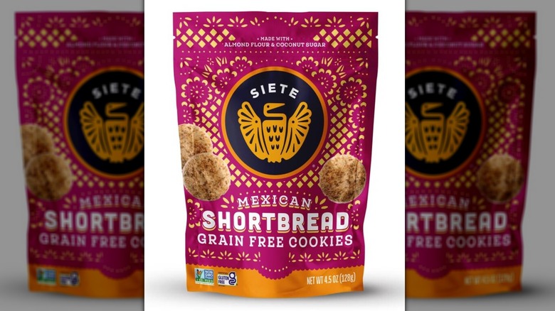 Product photo of package of Siete Mexican Shortbread Cookies