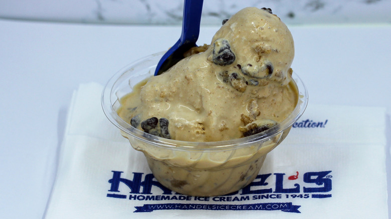 a small dish of Handel's graham central station ice cream