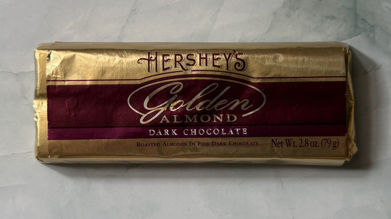 Hershey's Golden Almond Dark Chocolate bar