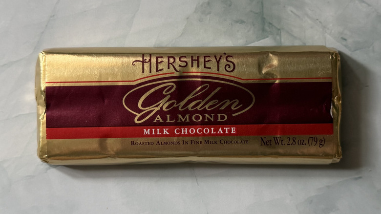 Hershey's Golden Almond Milk Chocolate bar