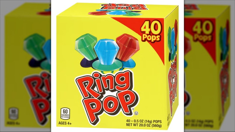 Ring Pops Variety Pack on white background